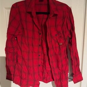 Ripzone Red Plaid Men's Shirt